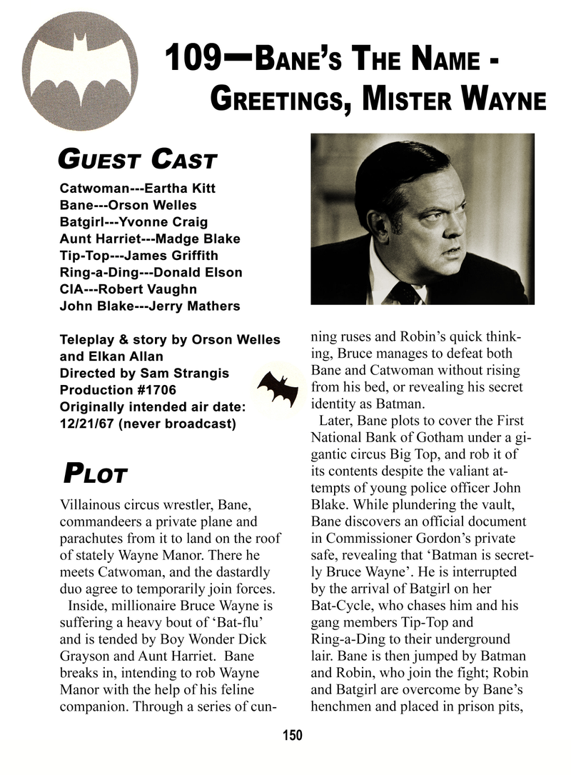 Illustration for article titled An Inside Look At The "Lost" Batman 66 Episode, Featuring Bane!